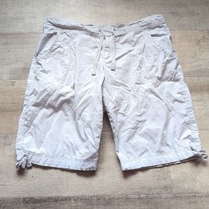 Vintage Nike White Athletic Shorts Gray Tag Women’s Size Large L